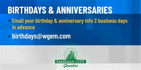Birthdays and Anniversaries: May 6, 2025