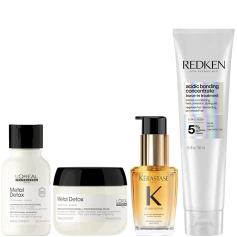 Kérastase Elixir Ultime Hair Oil 30ml, Redken ABC Leave-in Treatment 150ml and L'Oréal ...