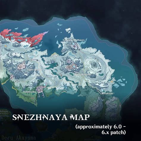 Leak Snezhnaya Map💀 Genshin Impact | HoYoLAB