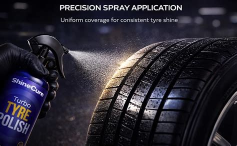 ShineCure Turbo Tyre Polish – High Durability Liquid Tyre Care with ...