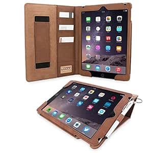 Snugg iPad 4 Card Slot Executive Case in Distressed Brown Leather - Buy ...
