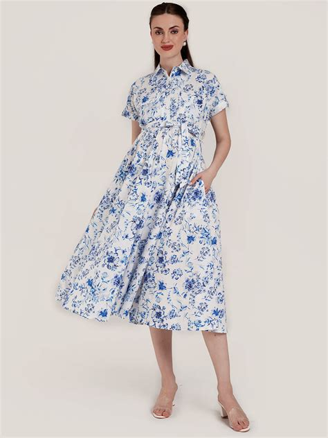 Buy White Maternity Shirt Dress