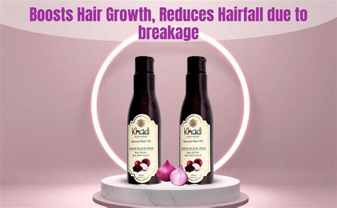 Buy Khadi Onion Hair Oil for Hair Growth and Hair Fall Control - With ...