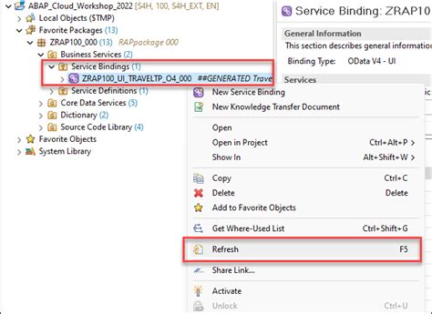 Create Database Table and Generate UI Service | SAP Tutorials