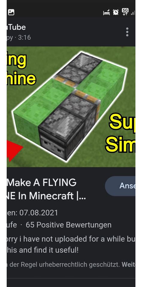 Image result for Flying Machine Bedrock Tutorial