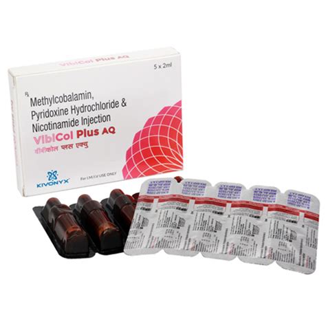 VIBICOL PLUS AQ Injection Kivonyx Healthcare Pvt. Ltd.