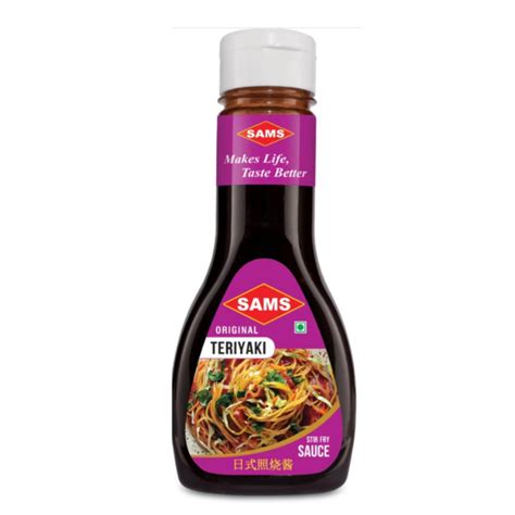 Sams Black Bean Sauce 330g and Teriyaki Sauce 360g Gourmet Sauces for ...