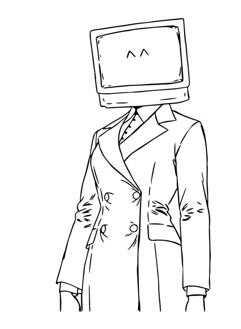 20+ TV Man Coloring Pages - Free Printable PDF & Online Coloring