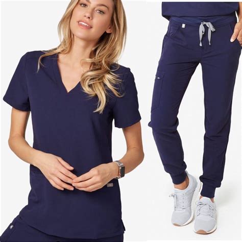Women's Navy Blue Scrubs Set at Gary Delariva blog