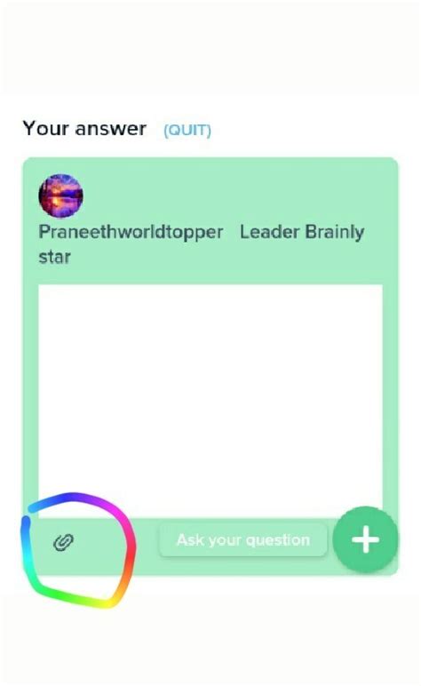 How to attach a picture to answer as I use brainly through browser from ...