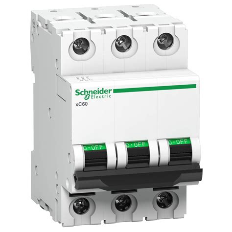 Schneider Electric A9N3P32C AMP 3 POLE MCB Act 9 (Act 9 'C' CURVE ...