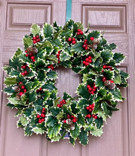 Christmas Holly Wreath