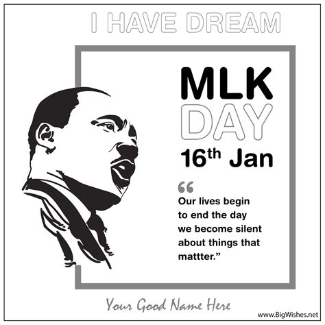 Martin Luther King Day Message at John Mccloud blog