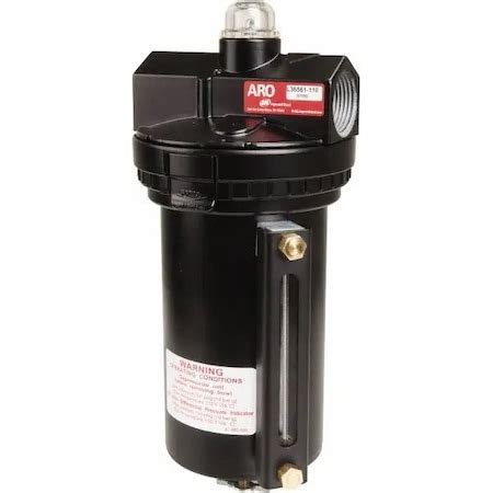 Ingersoll-Rand 1-1/2 in. Lubricator Super-Duty Series Metal Bowl with ...