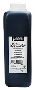 Pebeo Setacolor Light Fabrics Paint 1-Liter Bottle, Black : Amazon.in ...