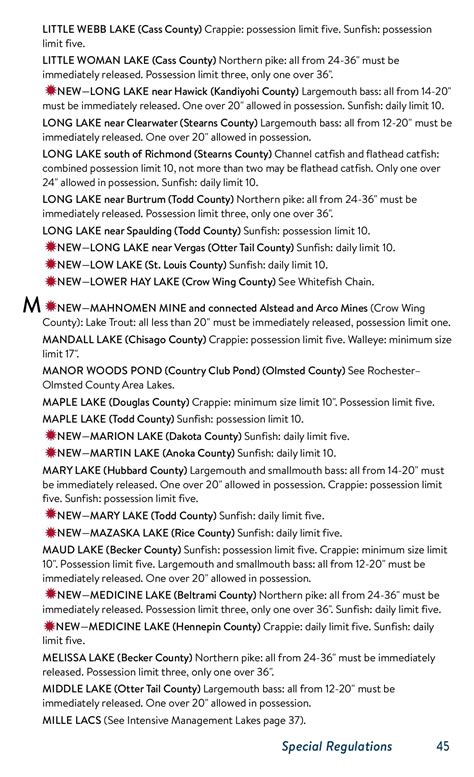 MN Fishing Regulations 2021 - Isaac Dixson - Page 45 | Flip PDF Online ...