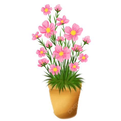 Pink Flower Pot Clip Art