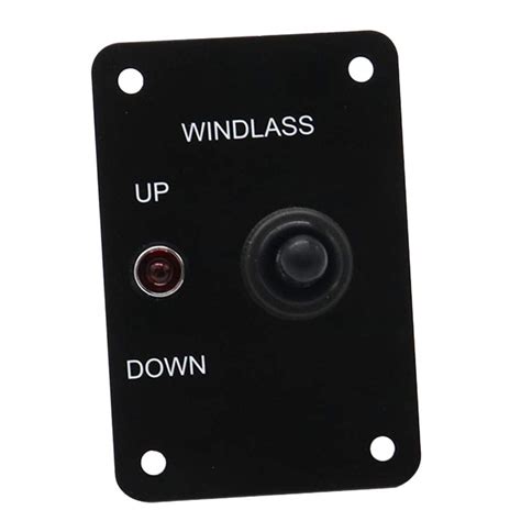 Buy Shiwaki Anchor Windlass UP/DOWN Toggle Switch Control Panel Red ...