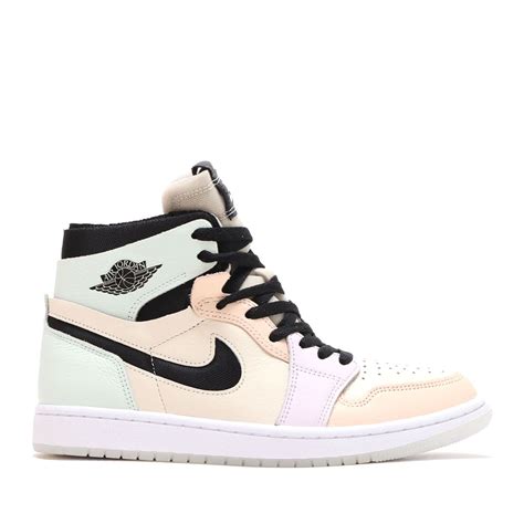 JORDAN BRAND W AIR JORDAN 1 ZOOM AIR CMFT PALE IVORY/BLACK-LIGHT VIOLET ...