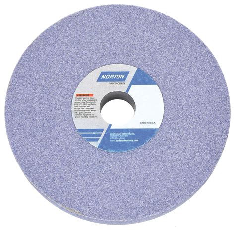 NORTON, Type 1, 8" x 1/4" x 1 1/4", Straight Grinding Wheel - 1CUD4 ...