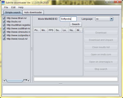 Subtitle Downloader Software 的图像结果