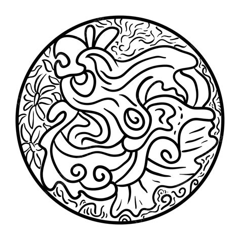 The Abstract Wave Symbol Line Art Vector, Line Art, Symbol, Relief PNG ...