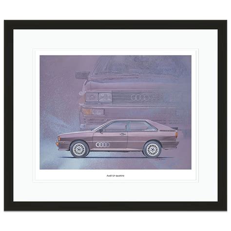 Simon BRITNELL -Audi Quattro | Art Print - Historic Car Art