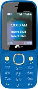 IAIR D40 Pro Dual Sim Keypad Phone | 1200 mAH Battery & Big 1.8 Inch ...