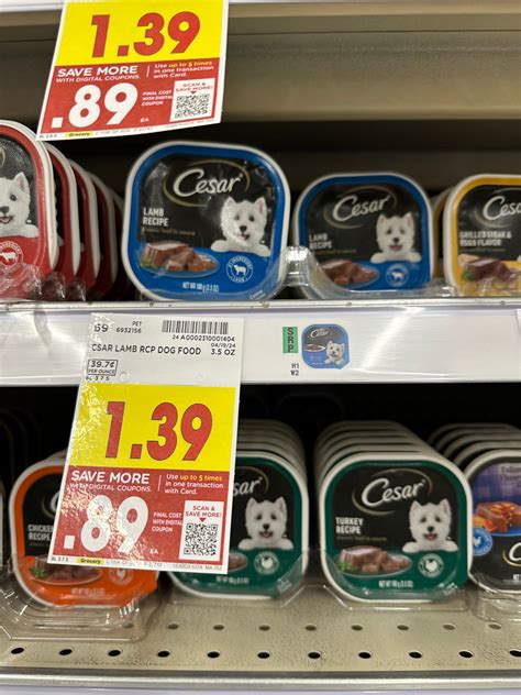 Cesar Wet Dog Food as low as 22¢! - Kroger Krazy