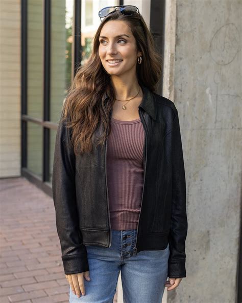 Lightweight Black Faux Leather Jacket - Black / XS - Grace and Lace