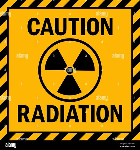 Caution Radiation Sign