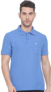 Lux Nitro Solid Men Polo Neck Blue T-Shirt - Buy Lux Nitro Solid Men ...