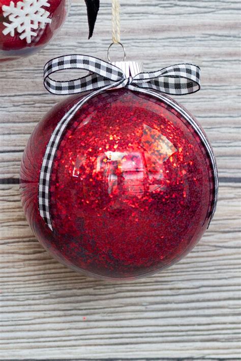 diy christmas ornaments plastic