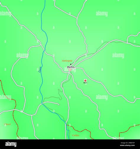 City map medellín colombia hi-res stock photography and images - Alamy
