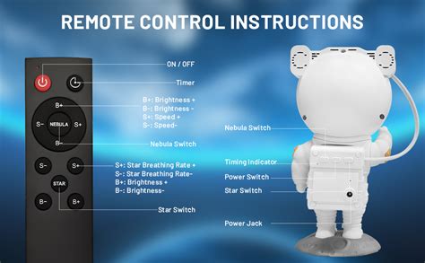 Buy XERGY Astronaut Starry Projector 360° Adjustable Galaxy Space ...