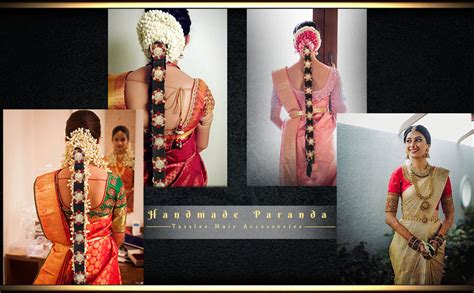 VAGHBHATT Bharatanatyam Savaram & Kunjalam Kemp Ready Jada Set With ...