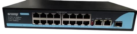 Poe Switch - SCOMP Poe Switch 4 Port SEPOE4FE Trader - Retailer from Noida