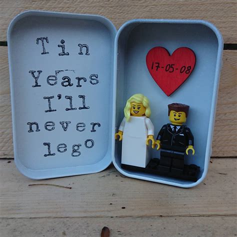 Tin//Wedding//Handmade//Bride//Groom//Minifigures//Gift//Personalise ...