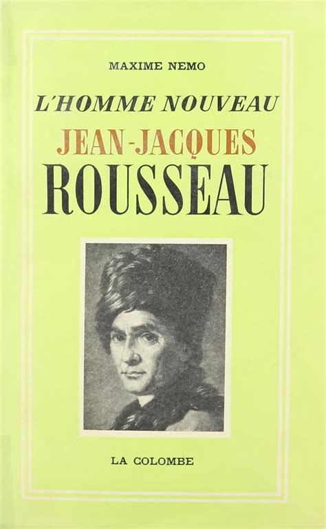 Buy L'homme Nouveau Jean-jacques Rousseau Book Online at Low Prices in ...