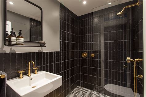 Small Bathroom Dark Floor Tiles | Floor Roma