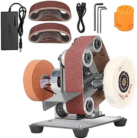 NuoDunco 3-In-1 Mini Belt Sander - Electric Bench Grinder Sanding ...