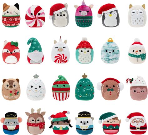 Squishville Squishmallows Advent Calendar with 24 Exclusive Festive ...