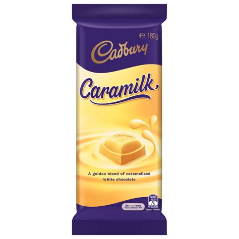 Cadbury Caramilk White Chocolate Bar, 180 Gram : Amazon.in: Grocery ...