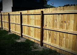 Image result for Wood Fence Installation