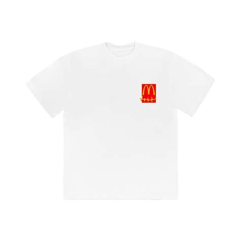 Travis Scott Mcdonald's T-shirt 白L Cactus Jack | 蝦皮購物