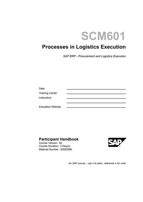 Rezultat imagine pentru Logistics Execution SAP