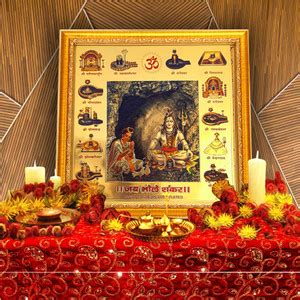 Hawai Hawai Shiv ji All Jyotirlinga shivling Photo Frame for Wall ...