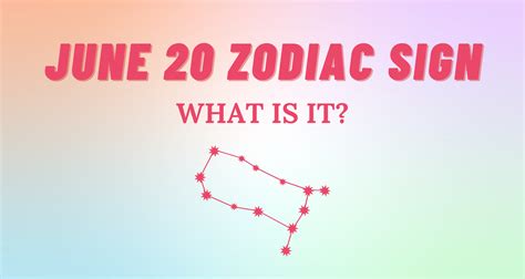 June 20 Zodiac Sign Explained | So Syncd