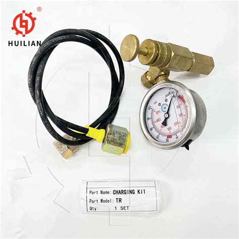 Hydraulic Hammer Parts NPK Teisaku Rock Breaker N2 Gas Nitrogen ...