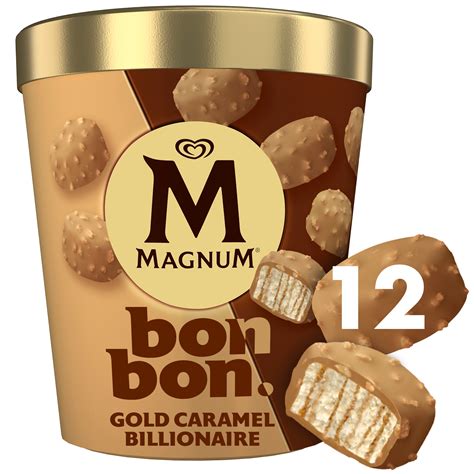 Magnum bonbon Gold Caramel Billionaire 12 x 17 ml | Cremiges Premium ...